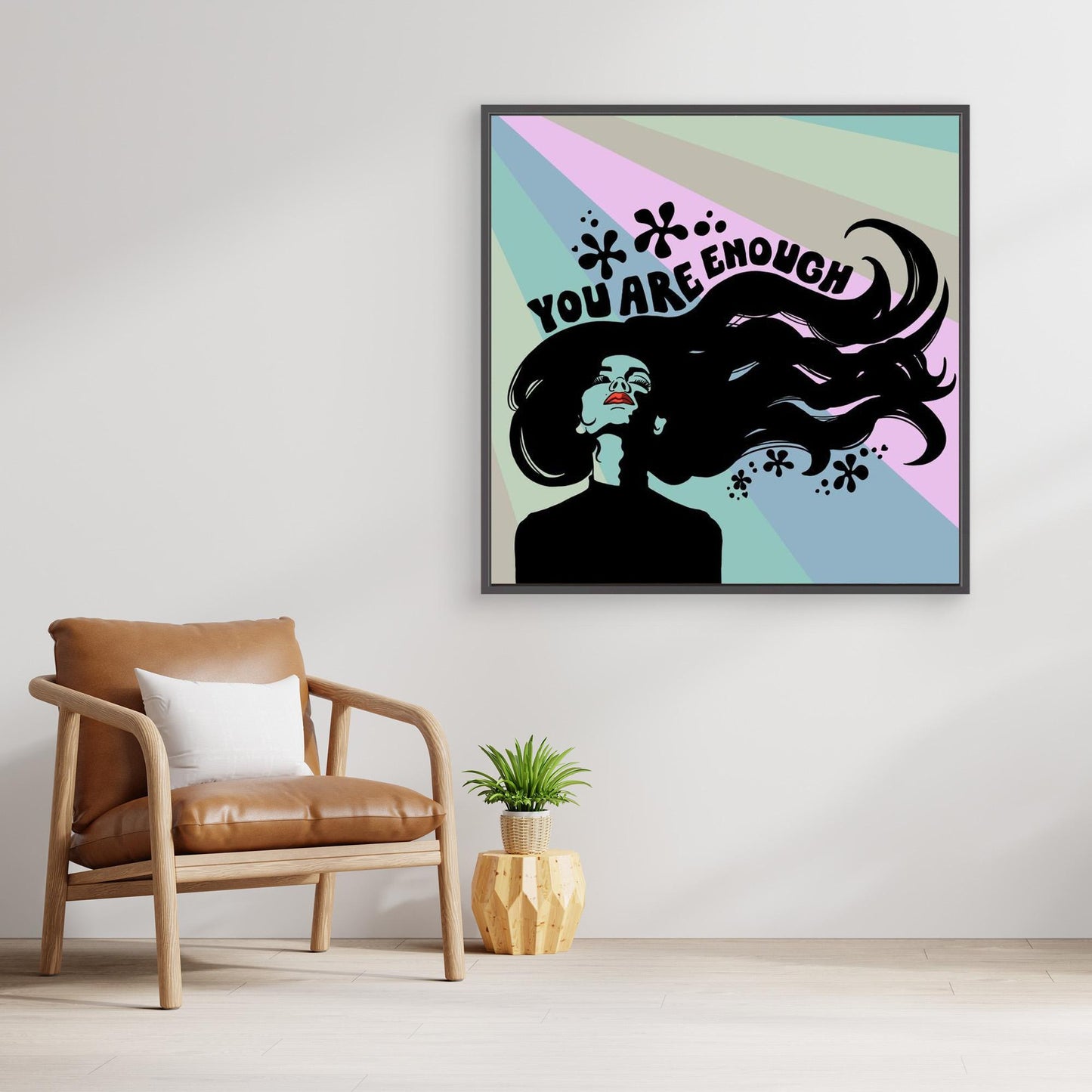 Canvas Print: You Are Enough (WW)