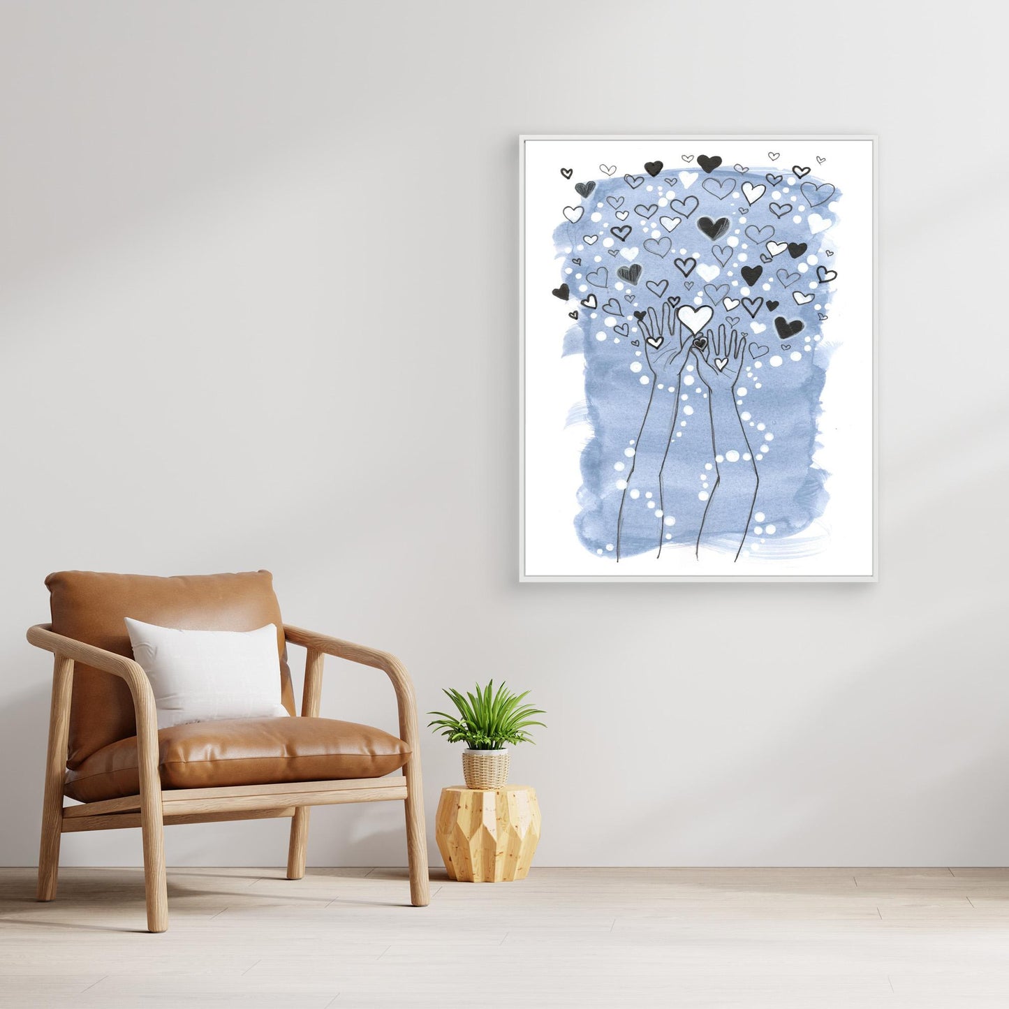 Canvas Print: Hold The Love (WW)