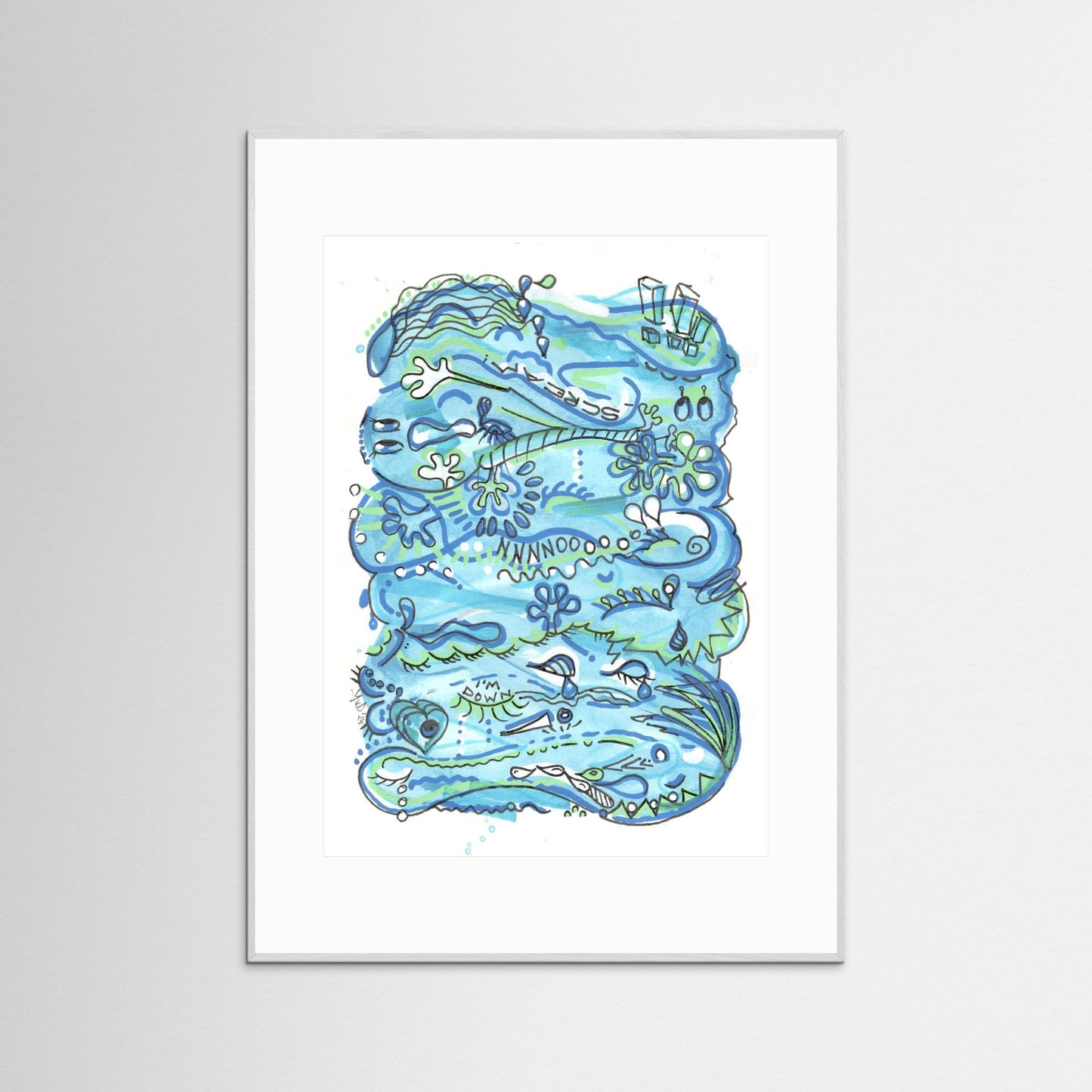 Art Print: Waves of Sorrow