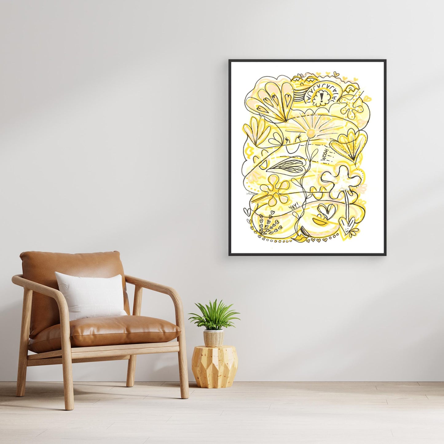 Canvas Print: Waves of Happiness (WW)