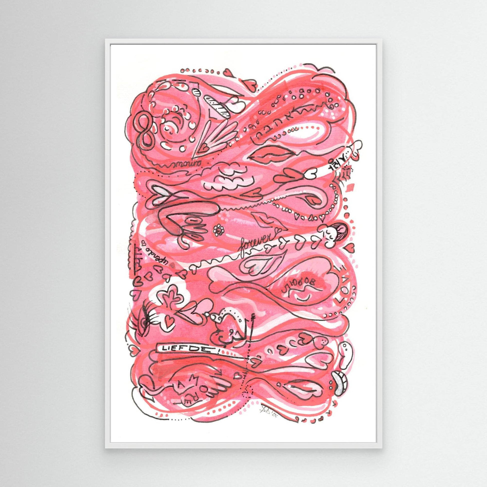 Canvas Print: Waves of Love