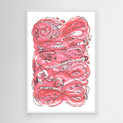 Canvas Print: Waves of Love