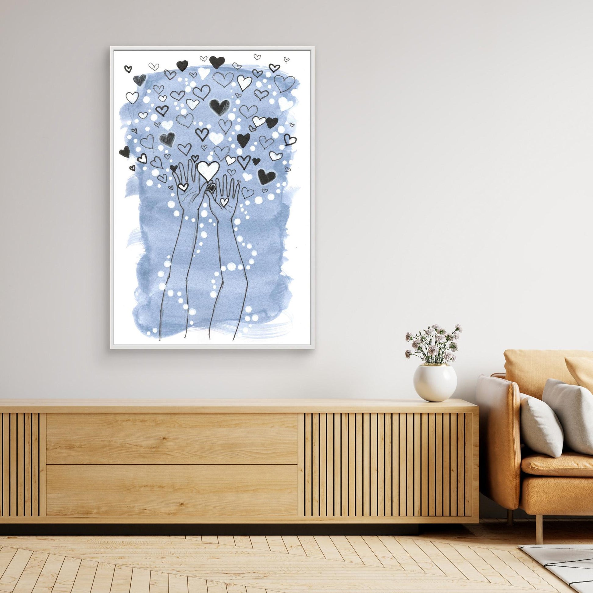 Canvas Print: Hold The Love