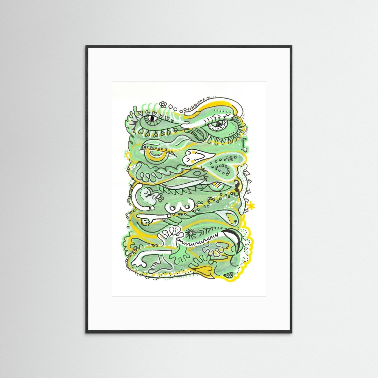 Art Print: Waves of Humanity