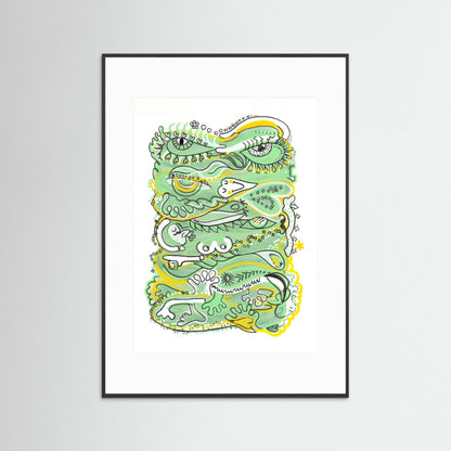 Art Print: Waves of Humanity