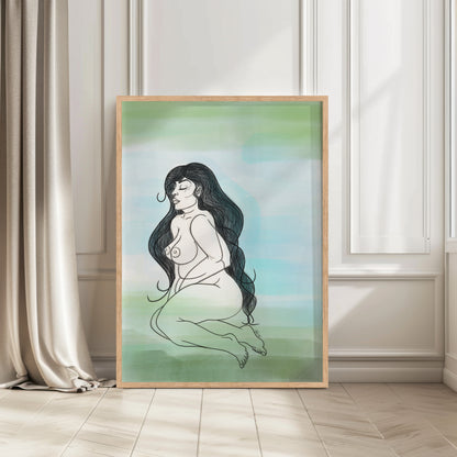 Canvas Print: She Curves