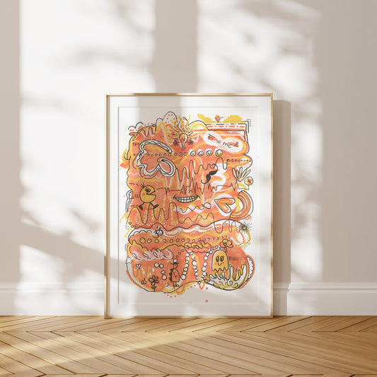 Art Print: Waves of Energy