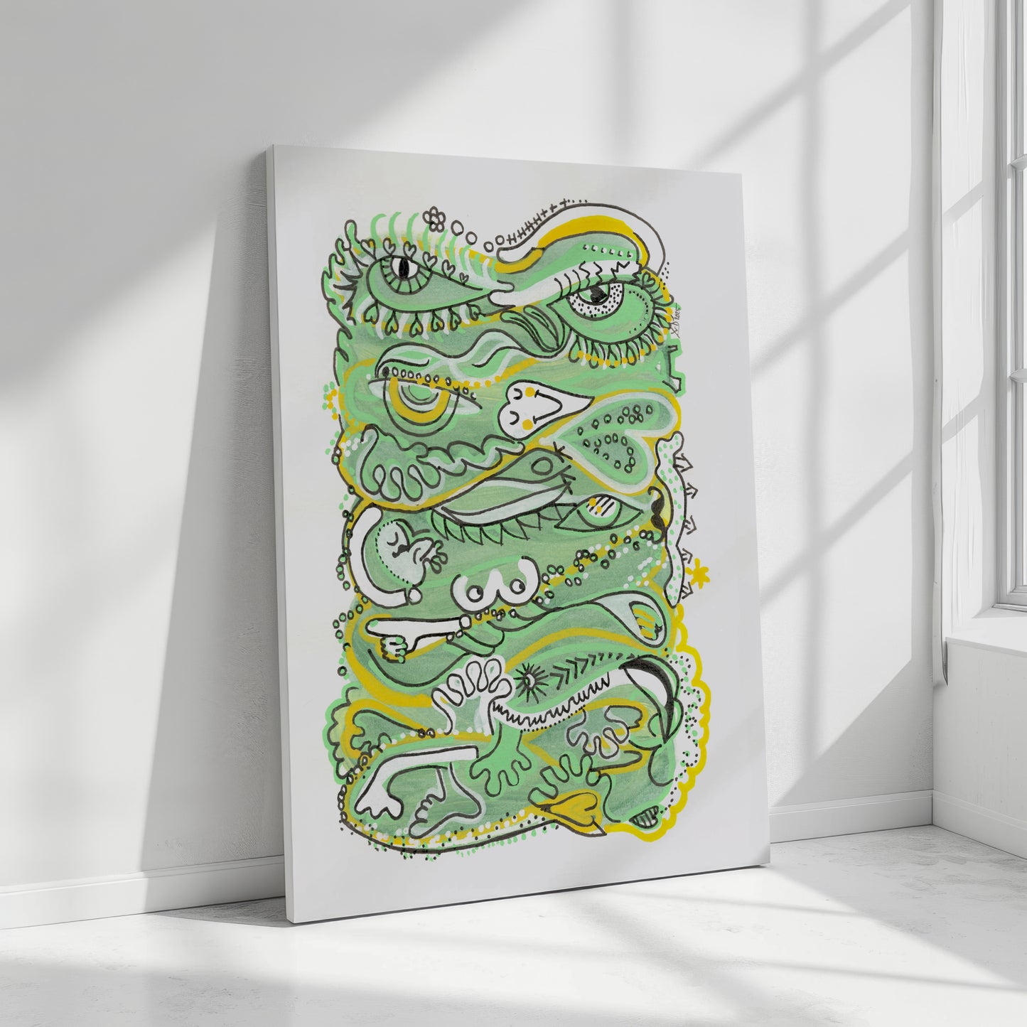 Canvas Print: Waves of Humanity (WW)