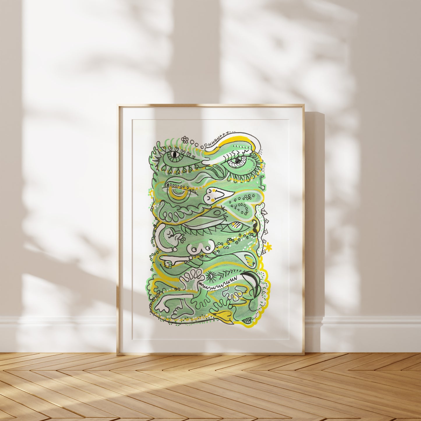 Art Print: Waves of Humanity