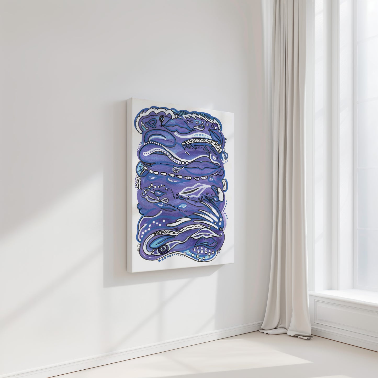 Canvas Print: Waves of Lust (WW)