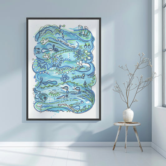 Canvas Print: Waves of Sorrow (WW)