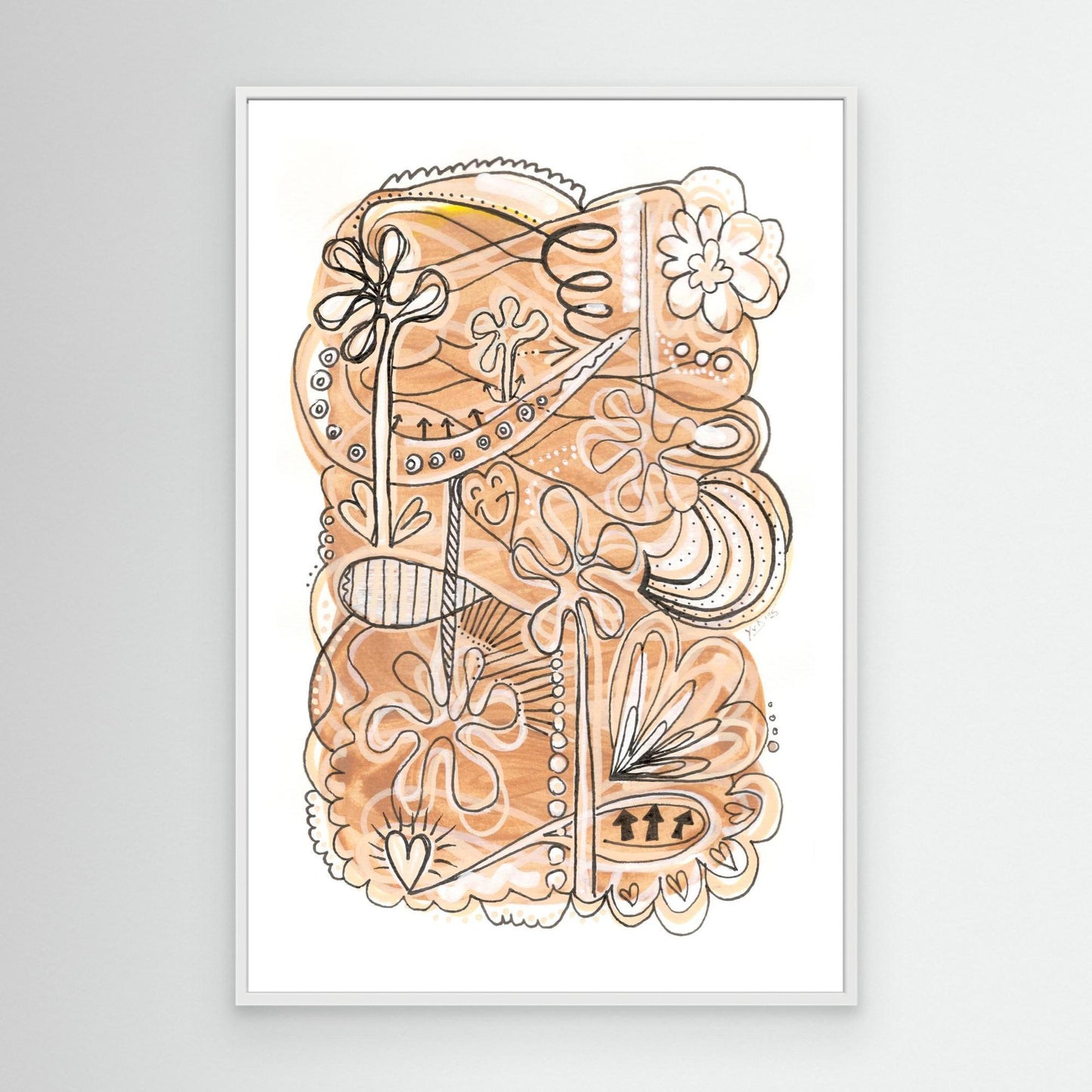 Canvas Print: Waves of Growth