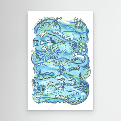 Canvas Print: Waves of Sorrow