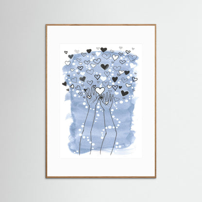 Art Print: Hold The Love