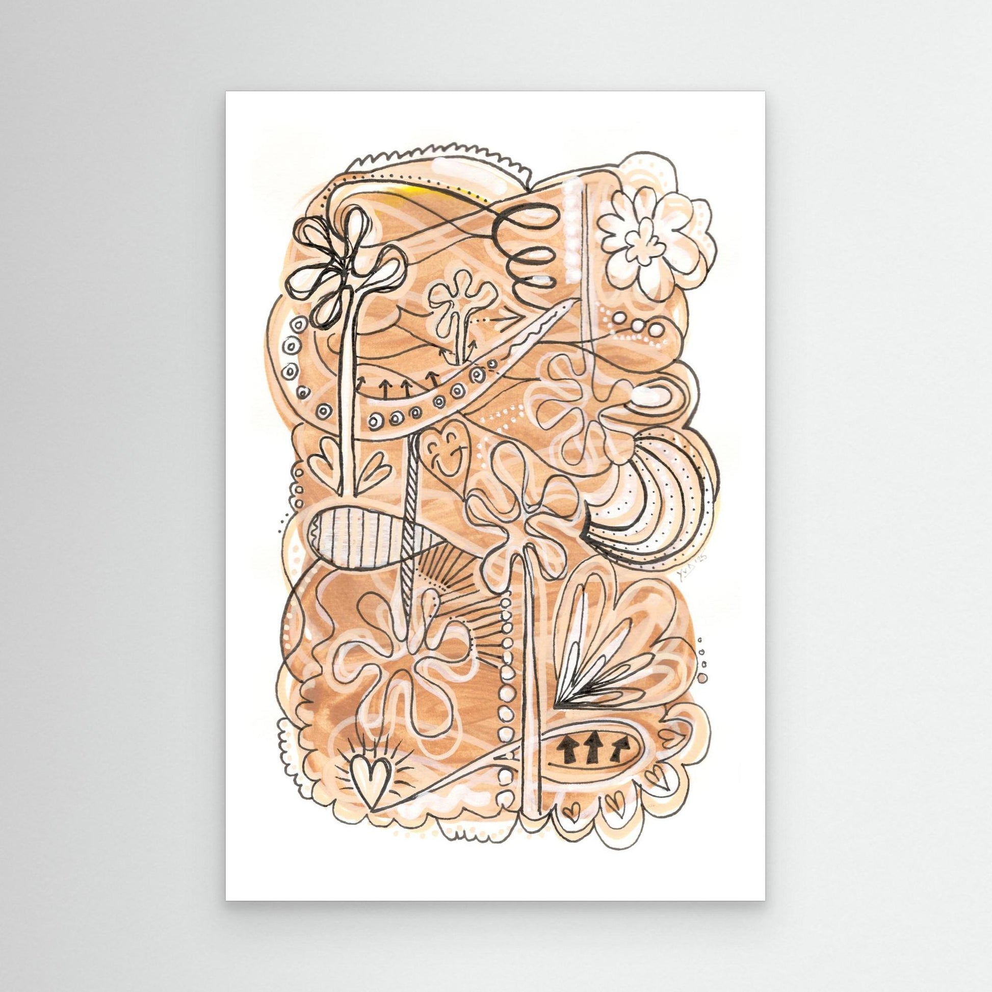 Canvas Print: Waves of Growth