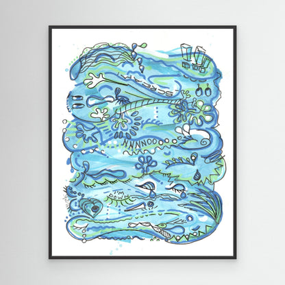 Canvas Print: Waves of Love (WW)