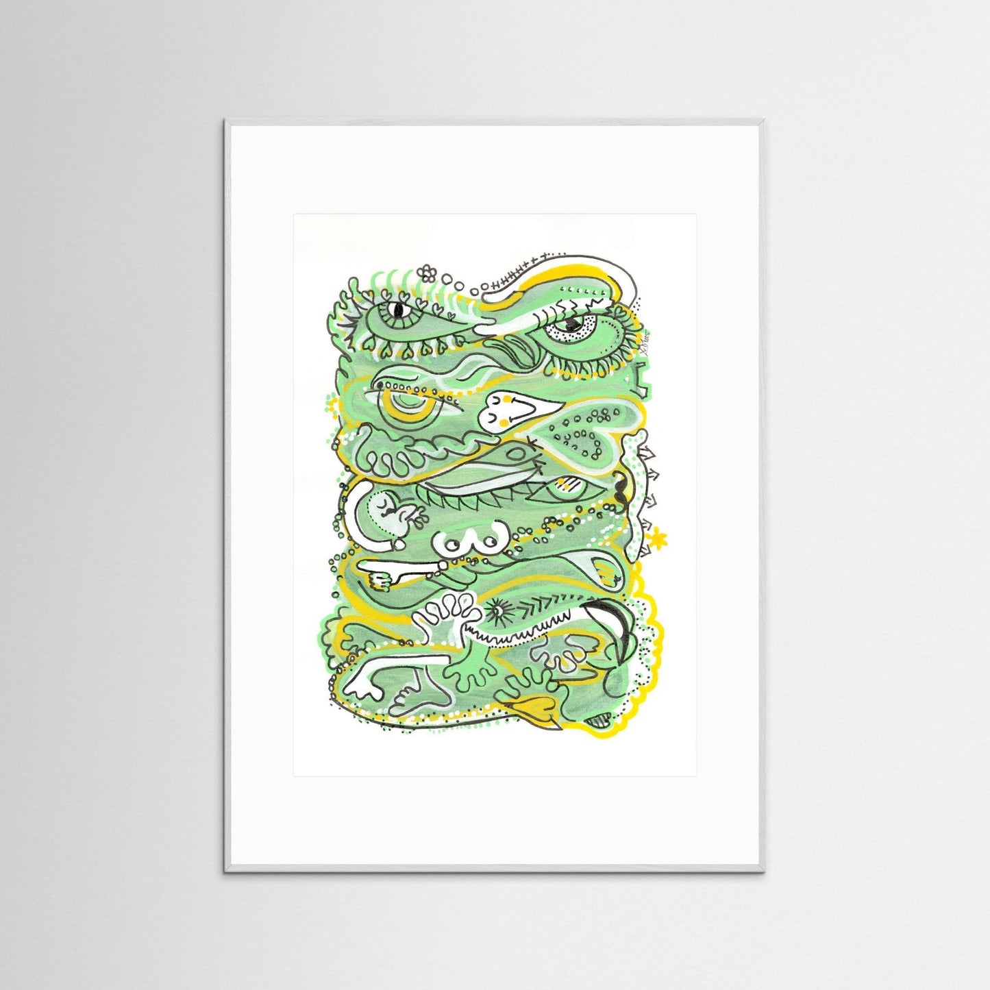 Art Print: Waves of Humanity
