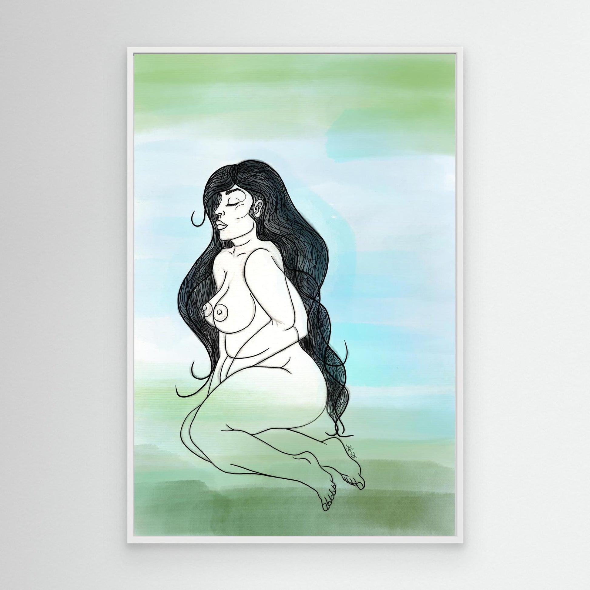 Canvas Print: She Curves