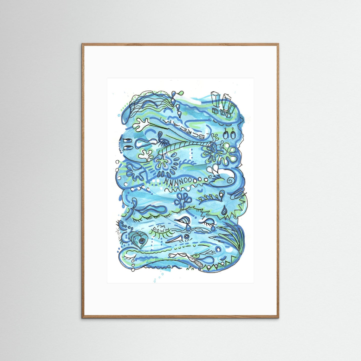Art Print: Waves of Sorrow
