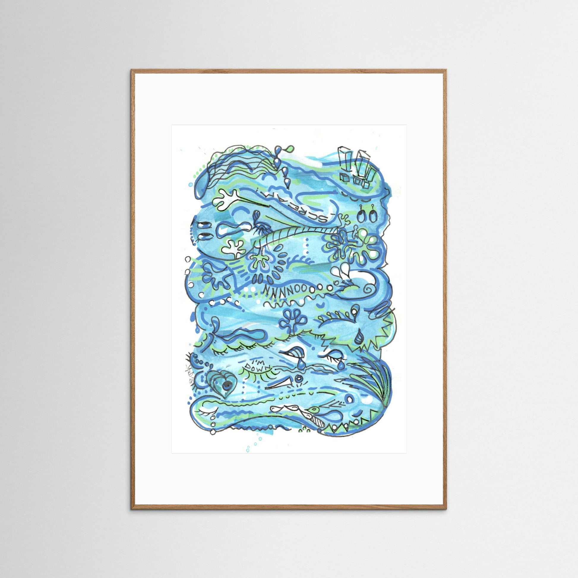 Art Print: Waves of Sorrow
