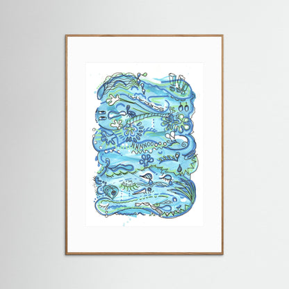 Art Print: Waves of Sorrow