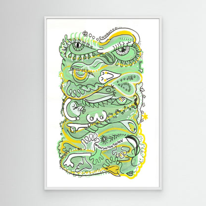 Canvas Print: Waves of Humanity