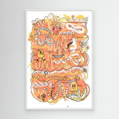 Canvas Print: Waves of Energy