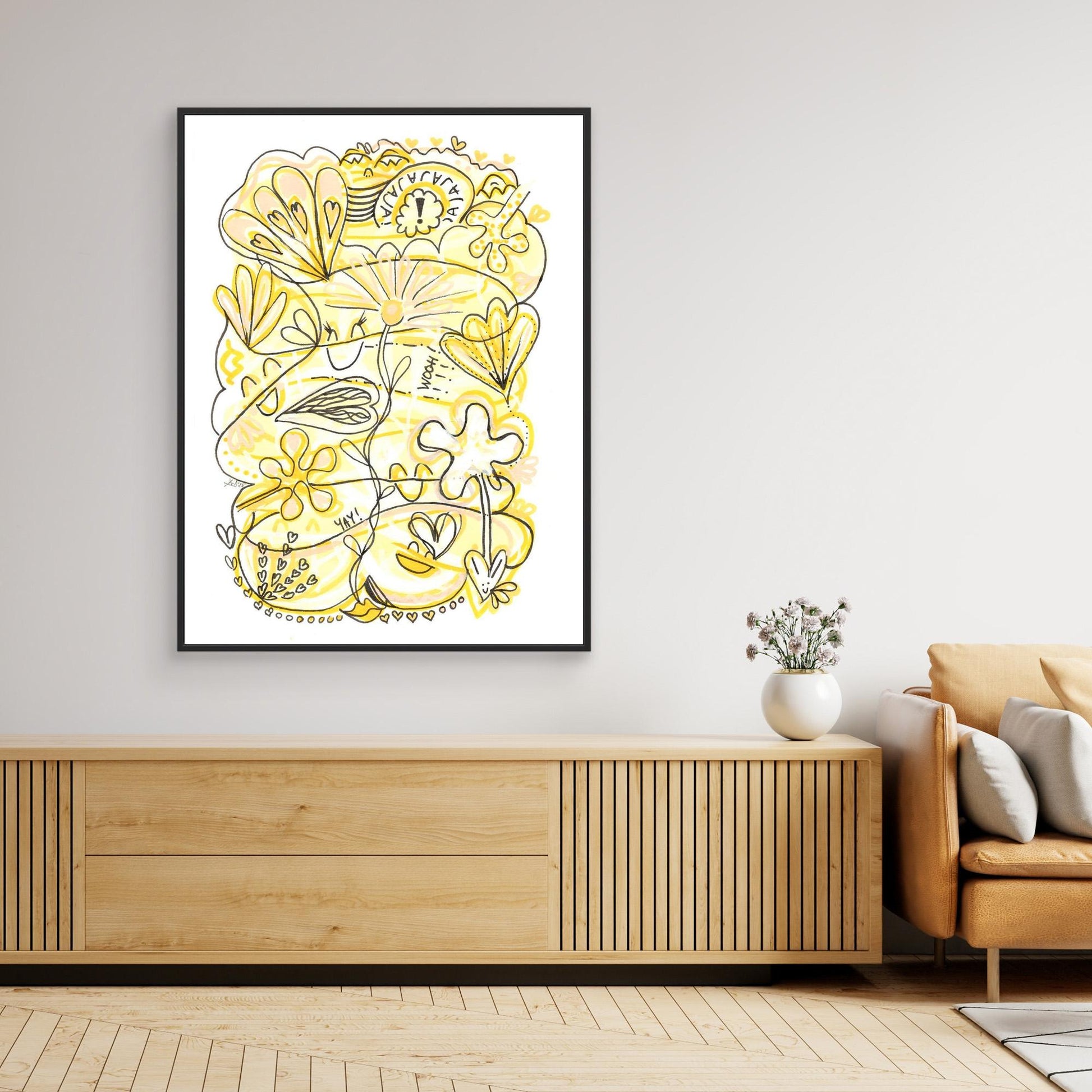 Canvas Print: Waves of Happiness
