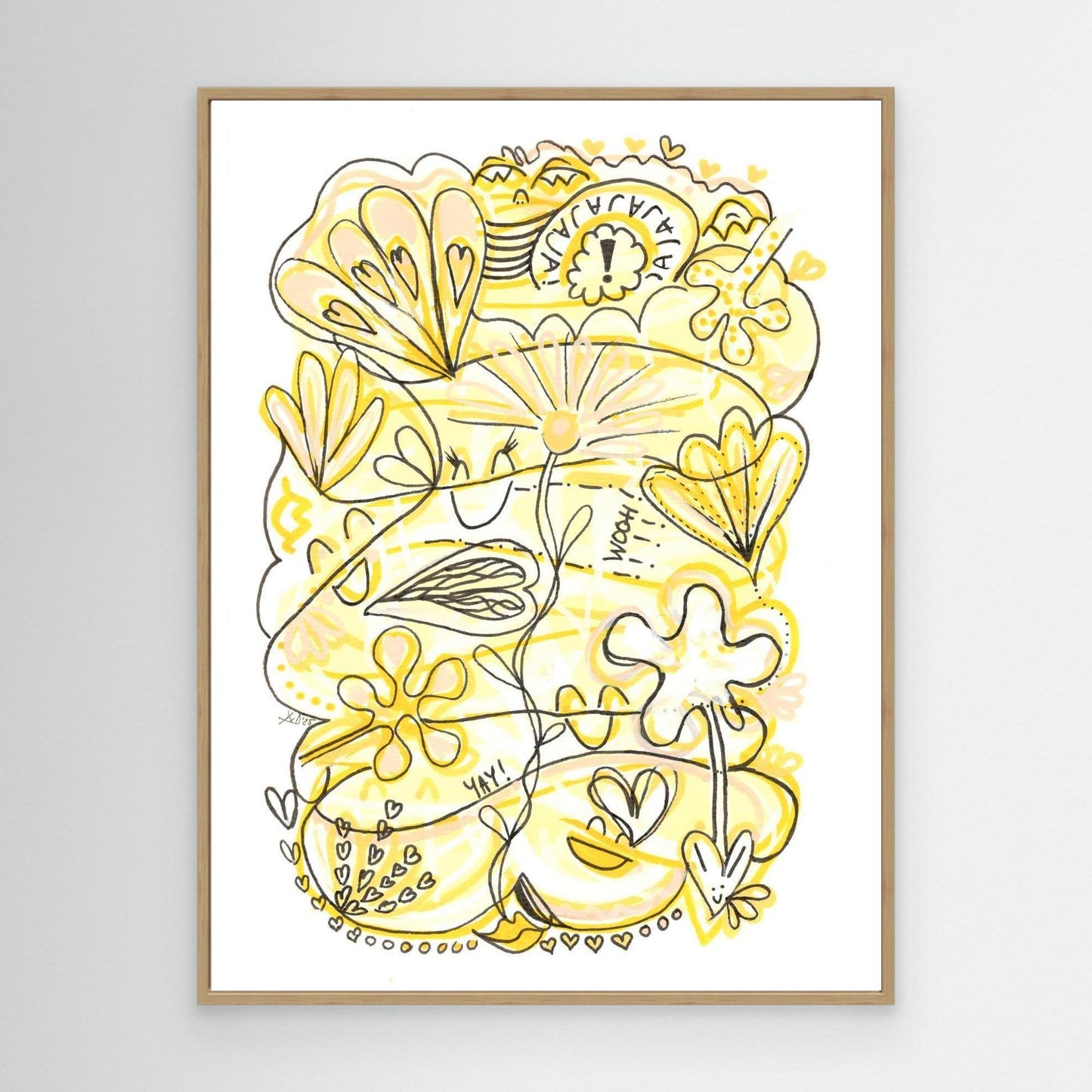 Canvas Print: Waves of Happiness