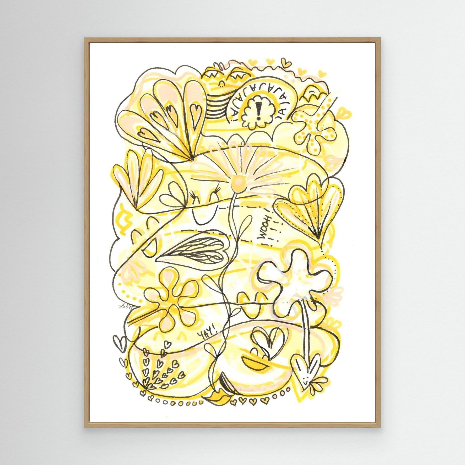 Canvas Print: Waves of Happiness