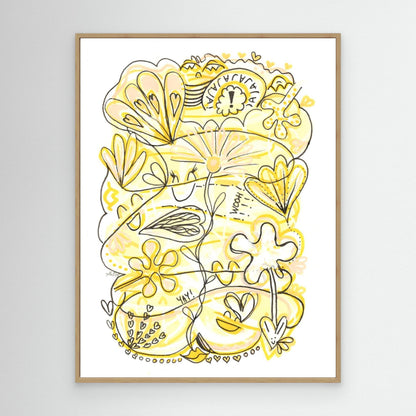 Canvas Print: Waves of Happiness