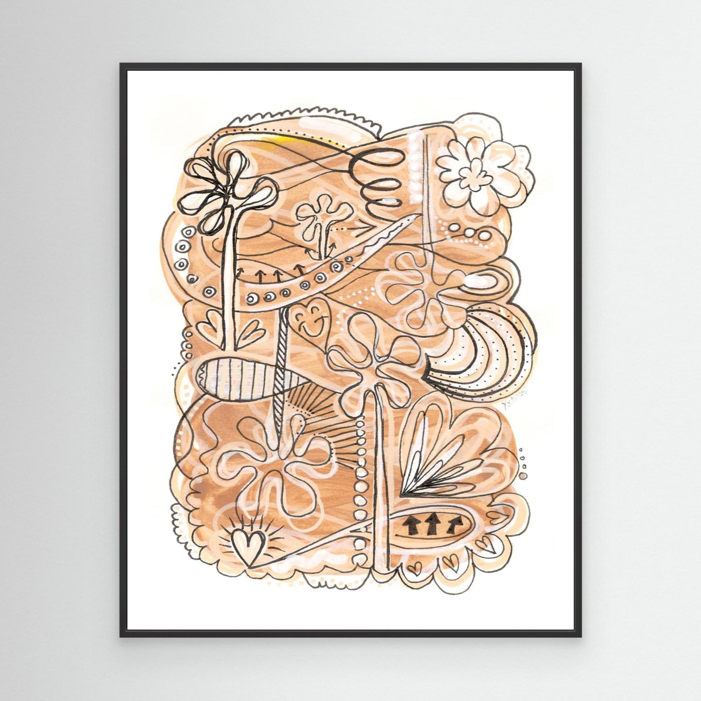 Canvas Print: Waves of Growth (WW)