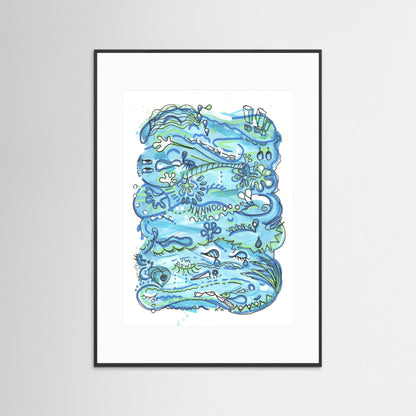 Art Print: Waves of Sorrow