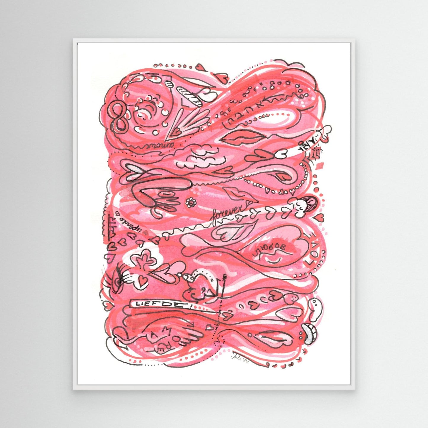 Canvas Print: Waves of Love (WW)