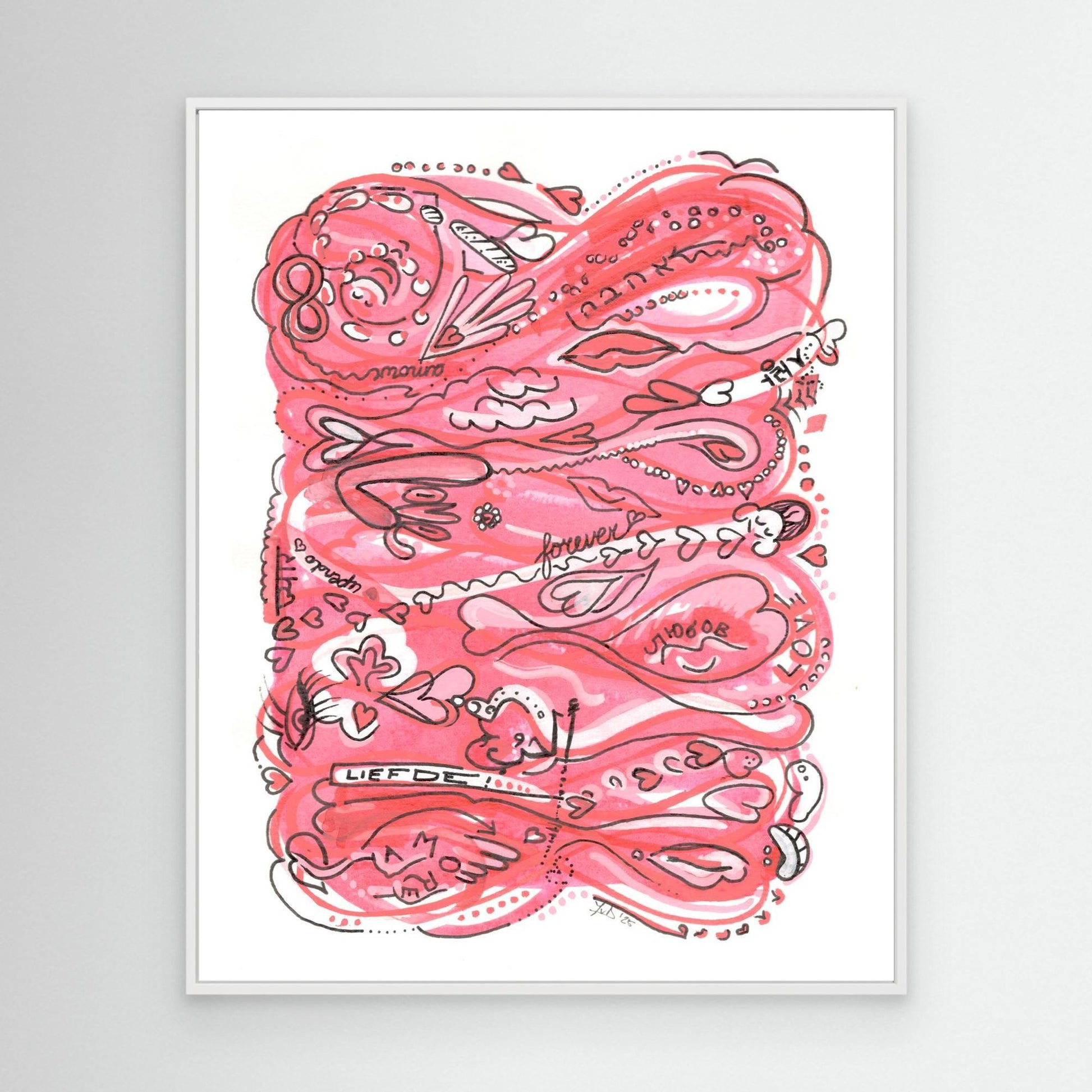 Canvas Print: Waves of Love (WW)