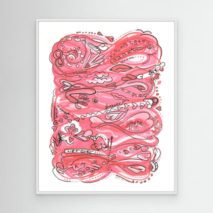 Canvas Print: Waves of Love (WW)