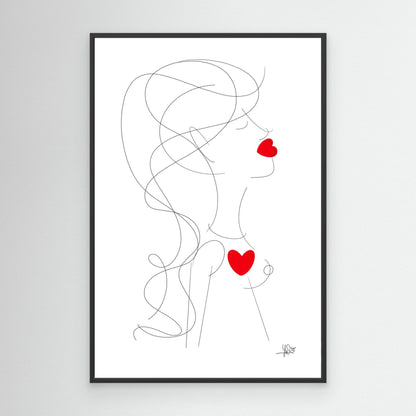 Canvas Print: Peace of Her