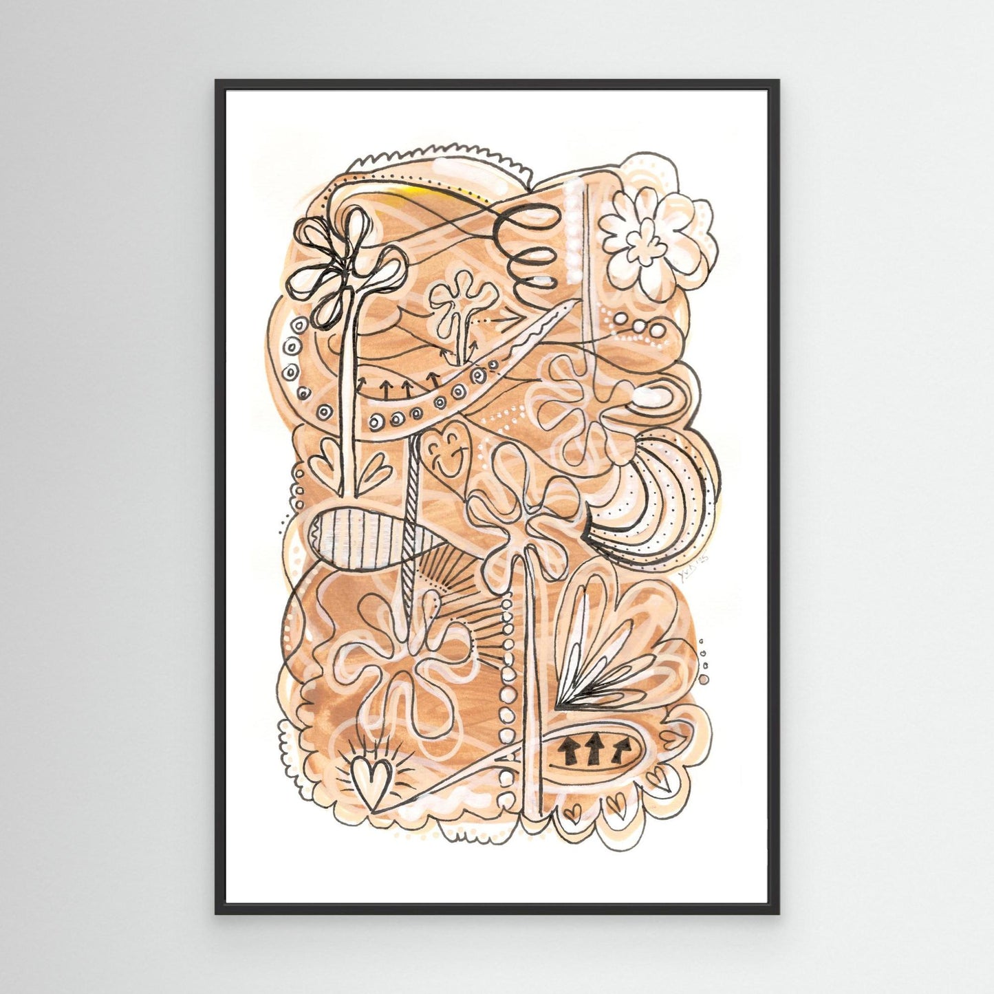 Canvas Print: Waves of Growth