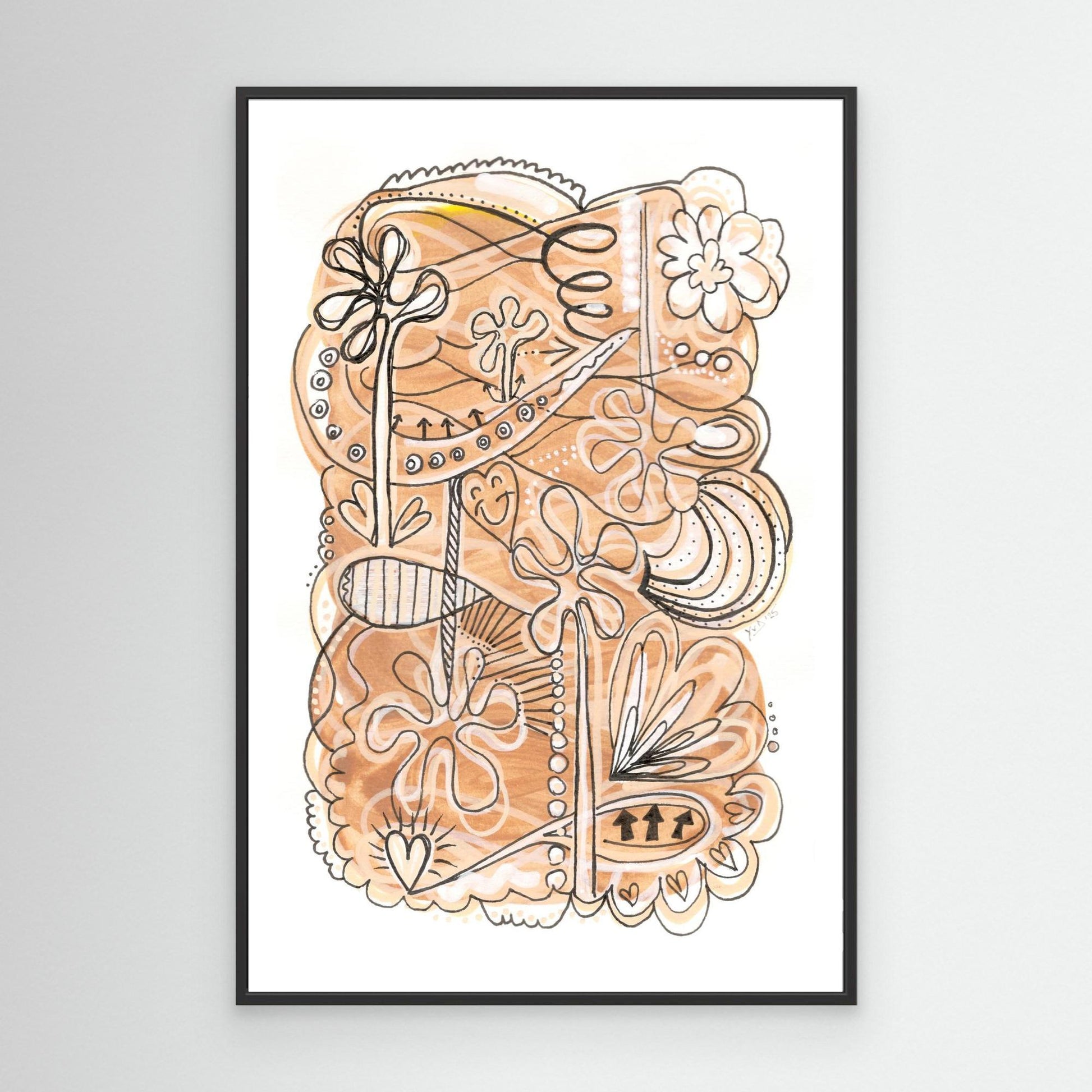 Canvas Print: Waves of Growth