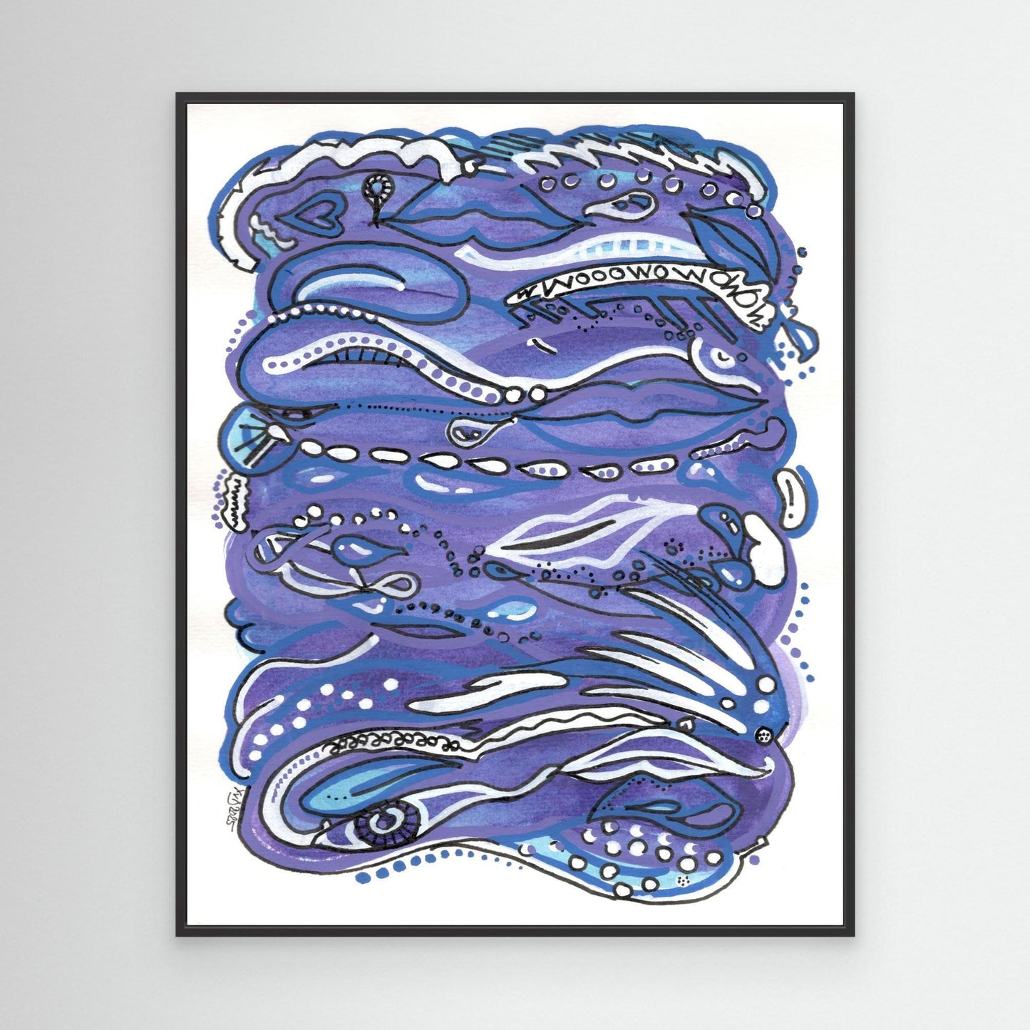 Canvas Print: Waves of Lust (WW)