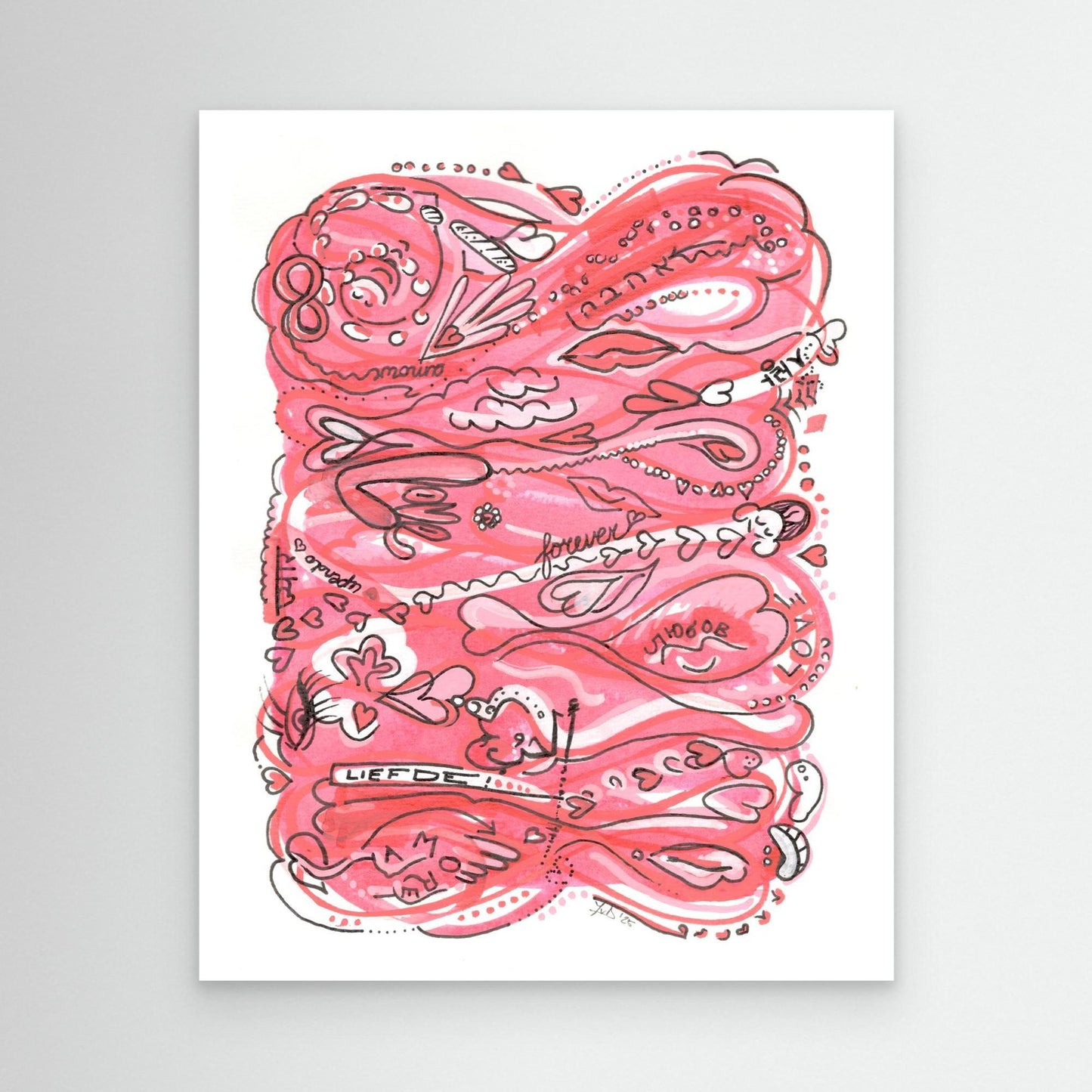 Canvas Print: Waves of Love (WW)