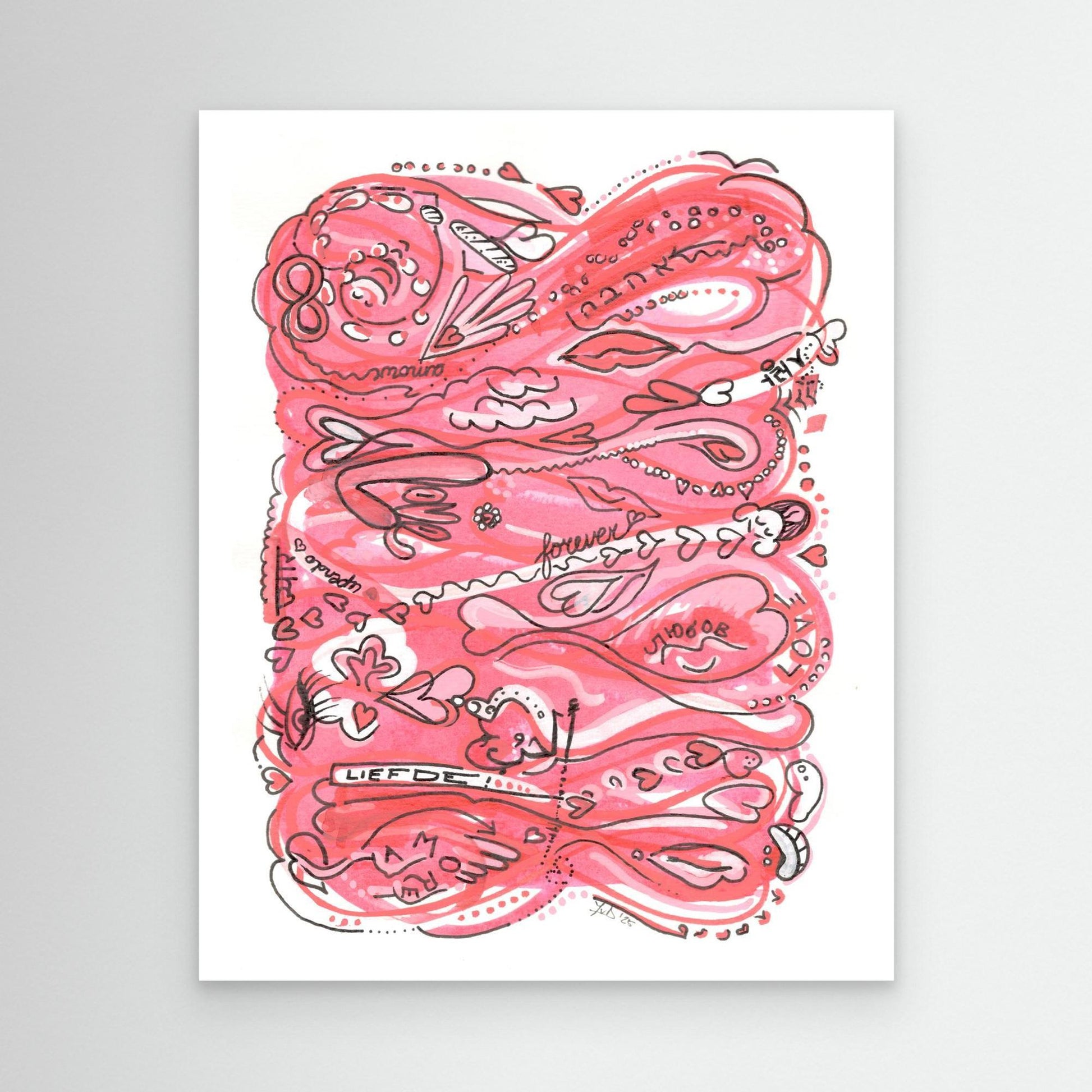 Canvas Print: Waves of Love (WW)