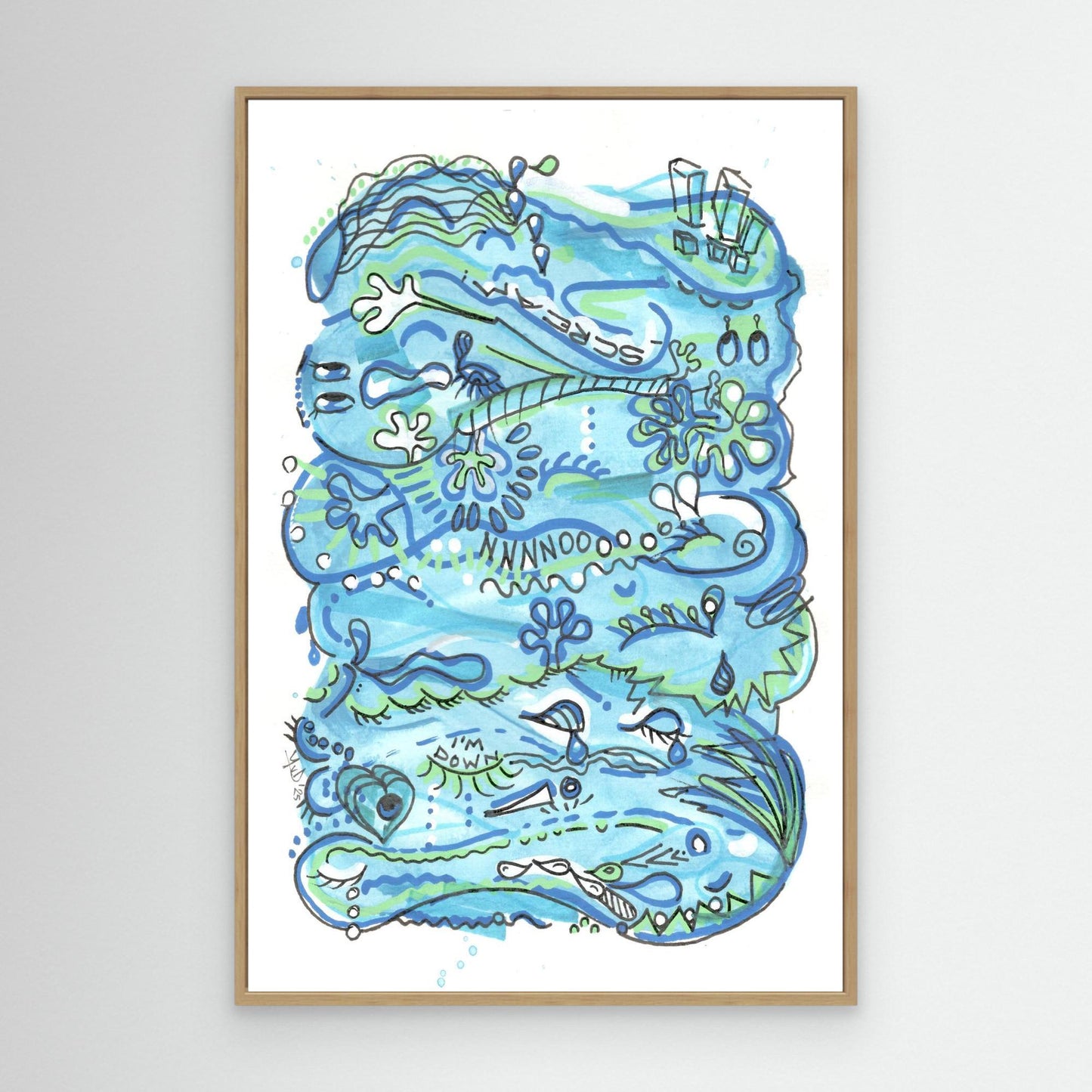 Canvas Print: Waves of Sorrow