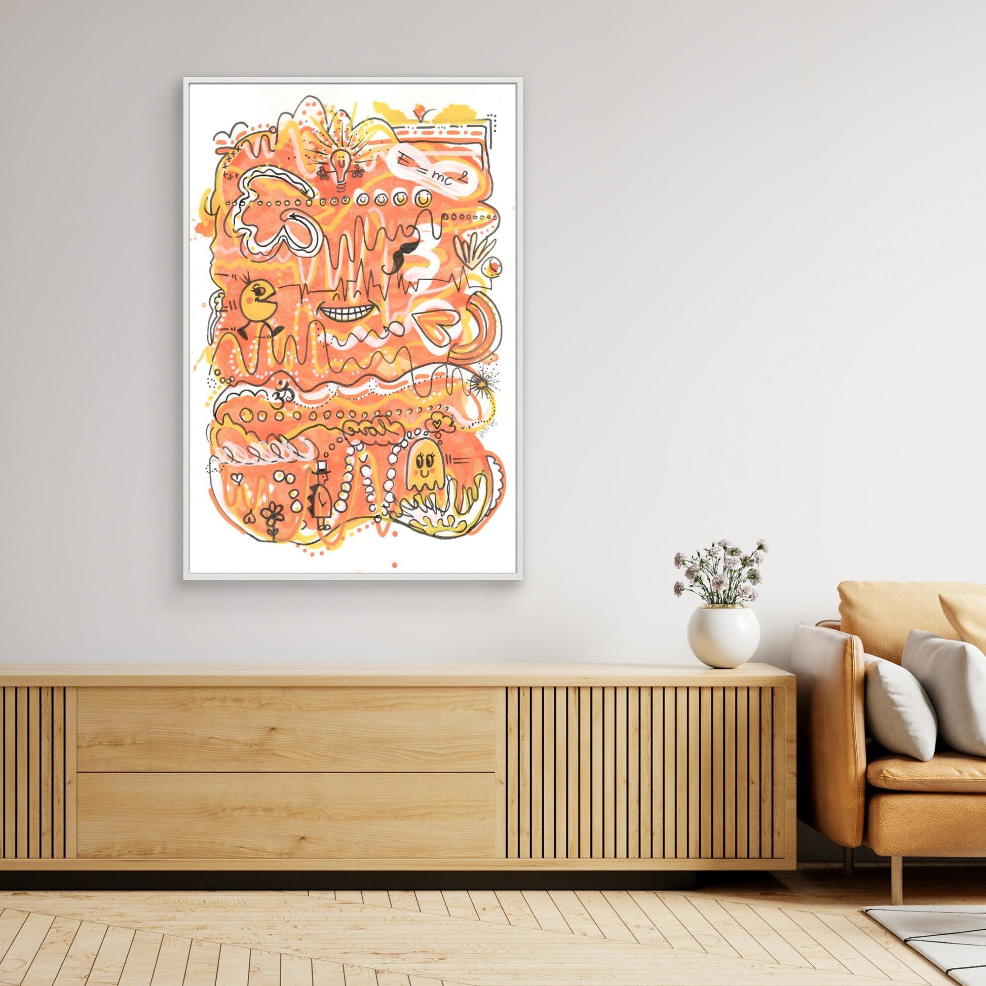 Canvas Print: Waves of Energy