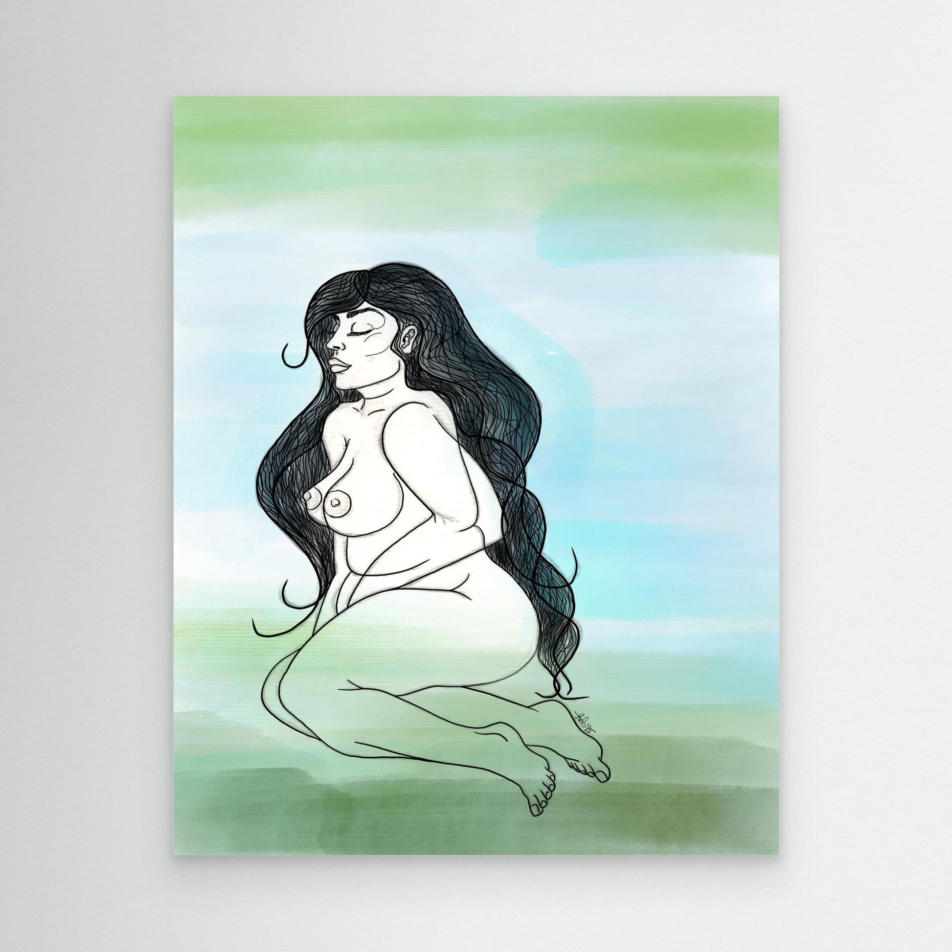 Canvas Print: She Curves (WW)
