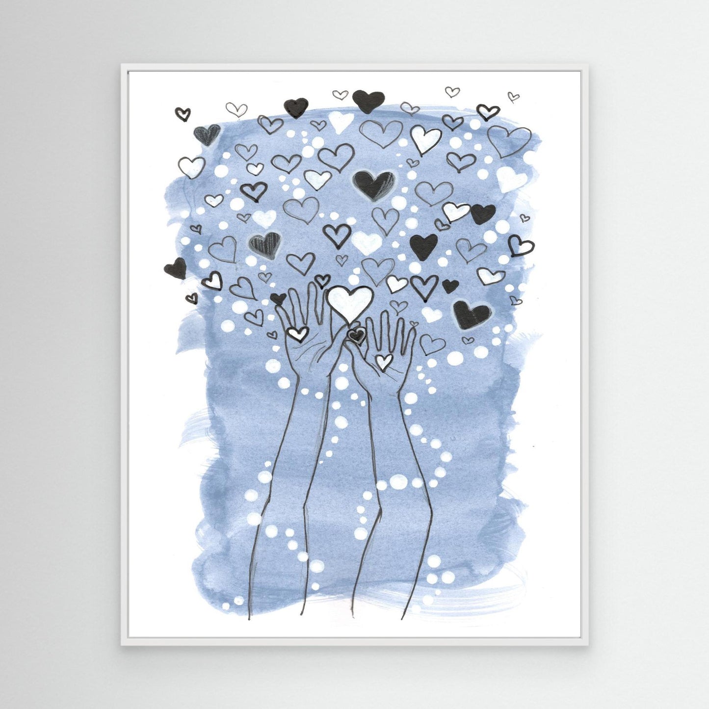 Canvas Print: Hold The Love (WW)