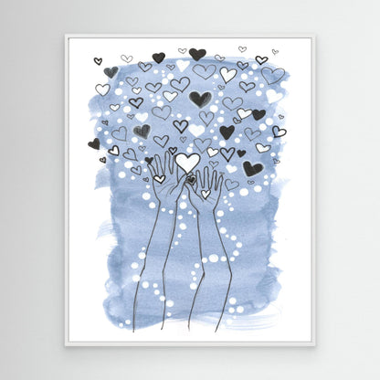 Canvas Print: Hold The Love (WW)