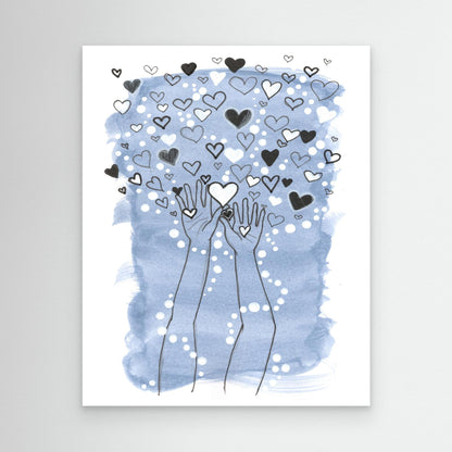 Canvas Print: Hold The Love (WW)