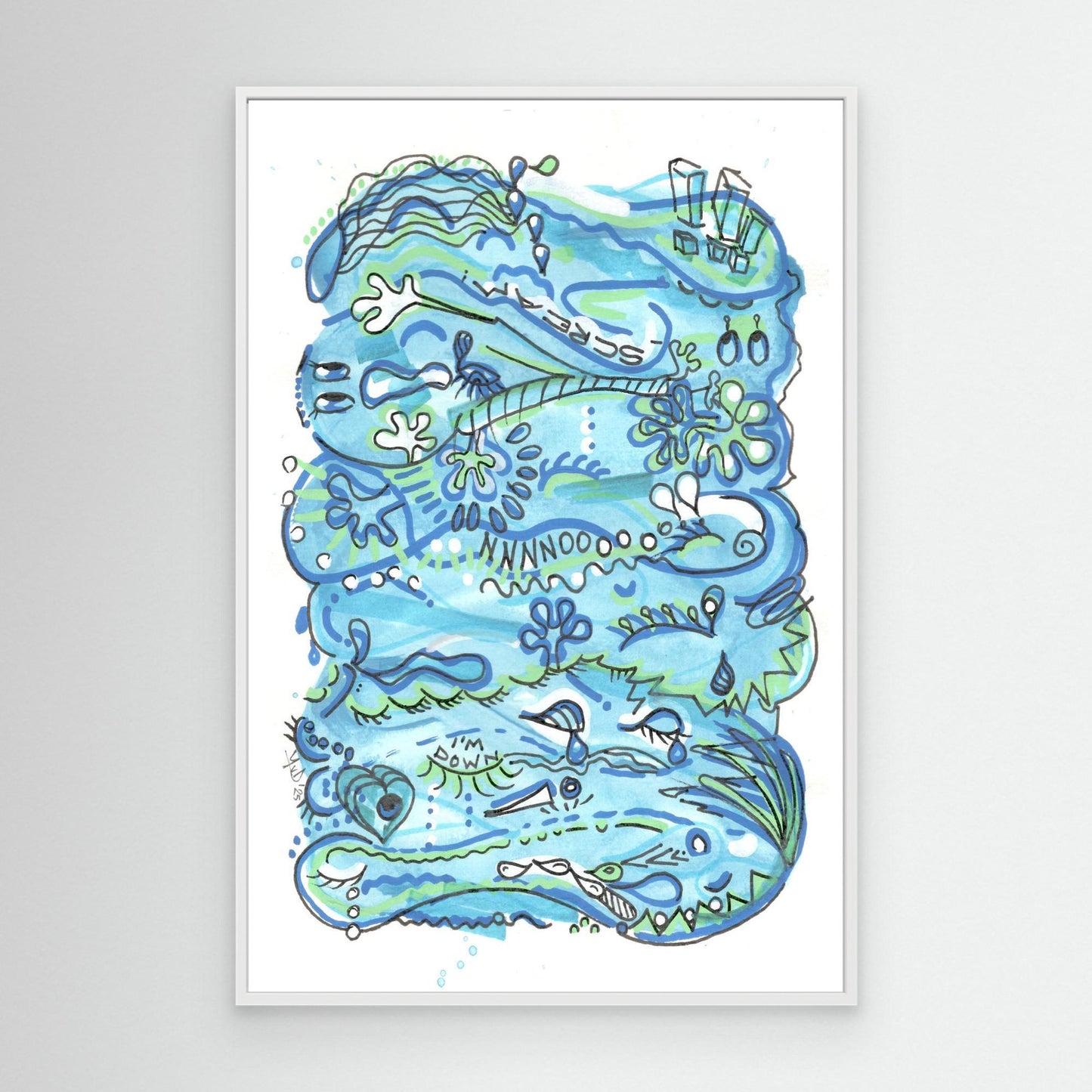 Canvas Print: Waves of Sorrow