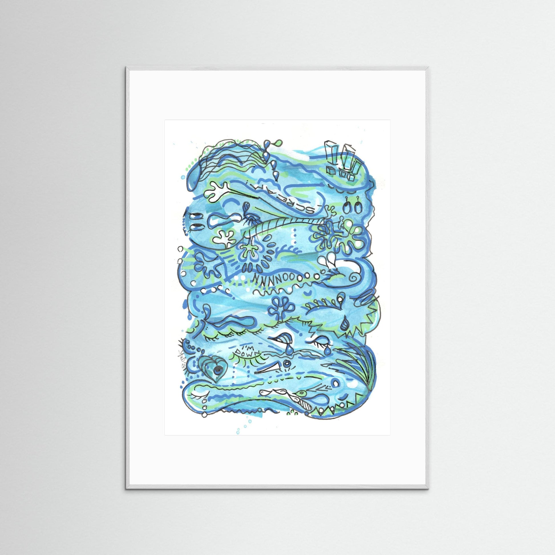 Art Print: Waves of Sorrow